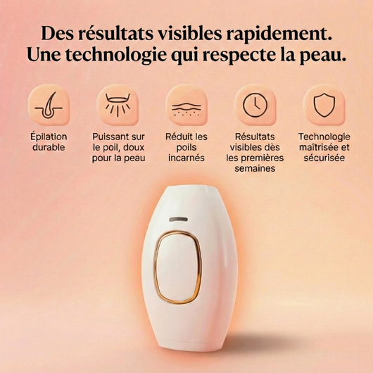 Pulsy™ - Épilateur à lumière pulsée