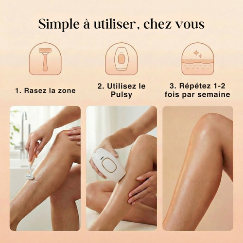 Pulsy™ - Épilateur à lumière pulsée